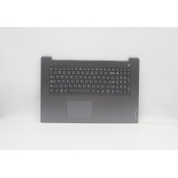 Carcasa superioara cu tastatura palmrest Laptop, Lenovo, IdeaPad 3-17ADA6 Type 82KS, 5CB1B97607, AM21N000510, AP21N000530, HS780, Arctic Grey, layout US