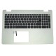 Carcasa superioara cu tastatura palmrest Laptop, Dell, Inspiron P90F, P90F002, 07G0RN, 7G0RN, FA2RI000BA0-1, AP2RI0004A0, iluminata, layout US