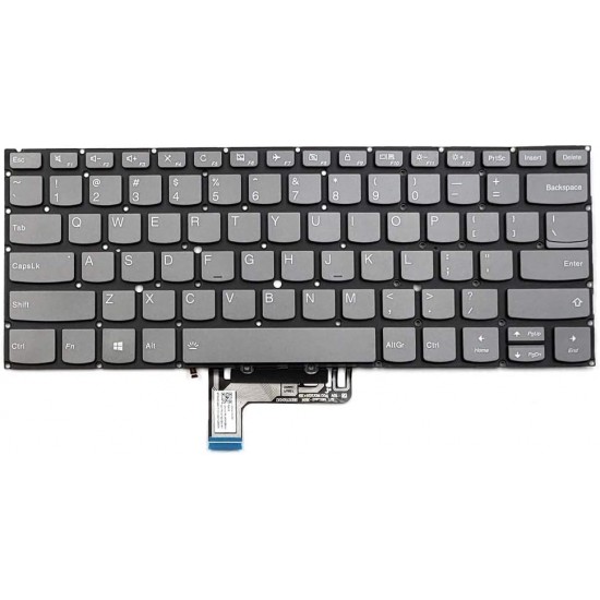 Tastatura Laptop, Lenovo, Yoga C930-13IKB Type 81EQ, 81C4, iluminata, gri, layout US