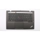 Carcasa superioara cu tastatura palmrest Laptop, Lenovo, X1 Carbon 2nd Gen Type 20A7, 20A8, 04X6517, 04X6554, 60.4LY09.022, iluminata, layout UK