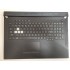 Carcasa superioara cu tastatura palmrest Laptop Gaming, Asus, ROG Strix G G731GT, G731GU-1C, 90NR01T3-R37UI1, 13N1-9BA0911, 13NR01Q3AP0311, iluminata RGB, layout US