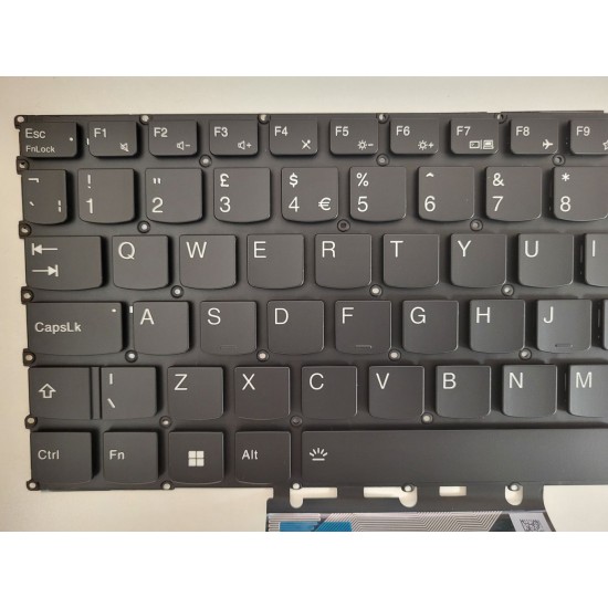 Tastatura Laptop Gaming, Lenovo, LOQ 16IRH8 Type 82XW, iluminata RGB, neagra, layout UK