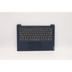 Carcasa superioara cu tastatura palmrest Laptop, Lenovo, IdeaPad S340-14IIL Type 81VV, 5CB0S18471, AP2GK000470, Abyss Blue, layout UK