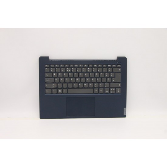 Carcasa superioara cu tastatura palmrest Laptop, Lenovo, IdeaPad S340-14API Type 81NB, 5CB0S18471, AP2GK000470, Abyss Blue, layout UK