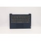 Carcasa superioara cu tastatura palmrest Laptop, Lenovo, IdeaPad S340-14API Type 81NB, 5CB0S18471, AP2GK000470, Abyss Blue, layout UK