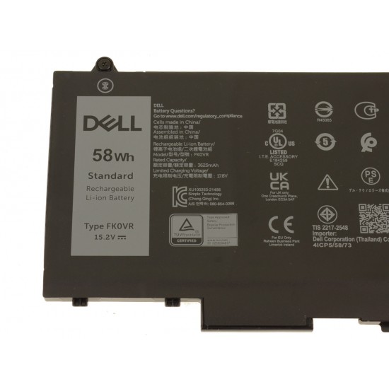 Baterie Laptop, Dell, Latitude 5330, 5430, 5530, 7330, 7430, 7530, 0FK0VR, FK0VR, 15.2V, 3625mAh, 58Wh