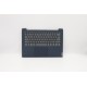 Carcasa superioara cu tastatura palmrest Laptop, Lenovo, IdeaPad S340-14IML Type 81N9, 5CB0S18463, AM2GK000510, AP2GK000470, Abyss Blue, layout US