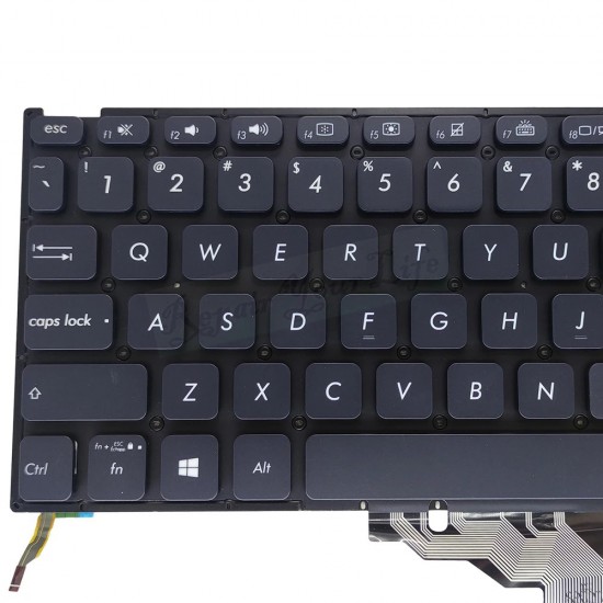 Tastatura Laptop, Asus, VivoBook R521FL, R521JA, iluminata, neagra, layout US