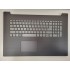 Carcasa superioara cu tastatura palmrest Laptop, Lenovo, IdeaPad 320-17ISK Type 80XJ, Iron Grey, iluminata, layout US