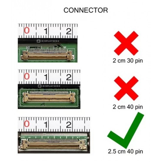 Display Laptop, HP, EliteBook 745 G6, 840 G6, B140HAK03.3, NV140FHM-T01, R140NWF5, L62771-001, 14 inch, FHD, IPS, 320mm latime, one cell touch, conector 40 pini 