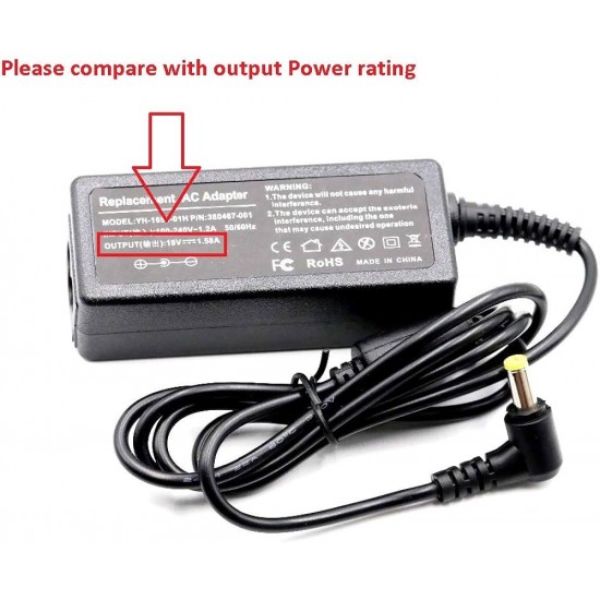 Incarcator compatibil Laptop, Gateway, LT20, LT25, LT40, 19V, 1.58A, 30W, mufa 5.5x1.7mm