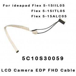 Cablu video LVDS Laptop, Lenovo, Flex 5-15ALC05 Type 82HV, 5C10S30059, 450.0K102.0001, Samos C550 15 EDP FHD CAM WIRE, FHD, 30 pini