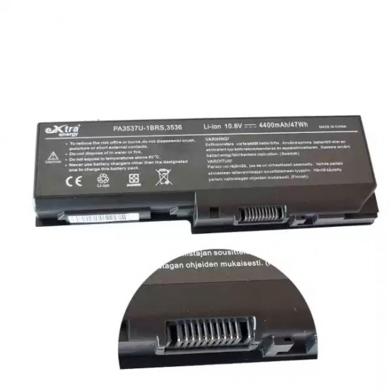 Baterie compatibila Laptop, Toshiba, Satellite P200, P300, L350, L350D, PA3536U-1BRS, PA3537U-1BRS 10.8V, 4400mAh, 47Wh