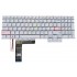 Tastatura Laptop Gaming, Lenovo, IdeaPad 3 15ARH7 Type 82SB, 82UK, iluminata 8 pini, alba, layout US