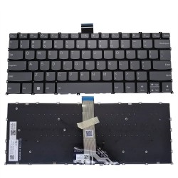 Tastatura Laptop, Lenovo, IdeaPad Pro 5 14IMH9 Type 83D2, iluminata, Artic Grey, layout US