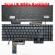 Tastatura Laptop Gaming, Lenovo, LOQ 16IRH8 Type 82XW, iluminata, gri, layout US