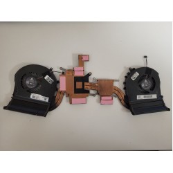 Set coolere cu sistem de racire Laptop Gaming, HP, Pavilion 17-CD, TPN-C142, L58909-001, L56873-001, AT2K9003DC0, 7H2140, ND85C14-18K14, ND85C15-18K15, 5V, 0.5A