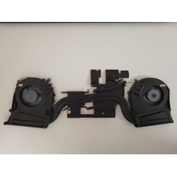 Set coolere cu sistem de racire Laptop Gaming, HP, Pavilion 17-CD, TPN-C142, M10050-001, M11854-001, AT2UV001DC0, 7H2130, ND85C14-18K14, ND85C15-18K15, 5V, 0.5A