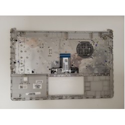 Carcasa superioara cu tastatura palmrest Laptop, HP, 14-DQ, 14S-DQ, 14S-FQ,14S-DR, 14S-FR, TPN-Q211, L61506-001, L61506-271, TSCEA0PA004010, Natural Silver, cu slot fingerprint, layout US (RO)