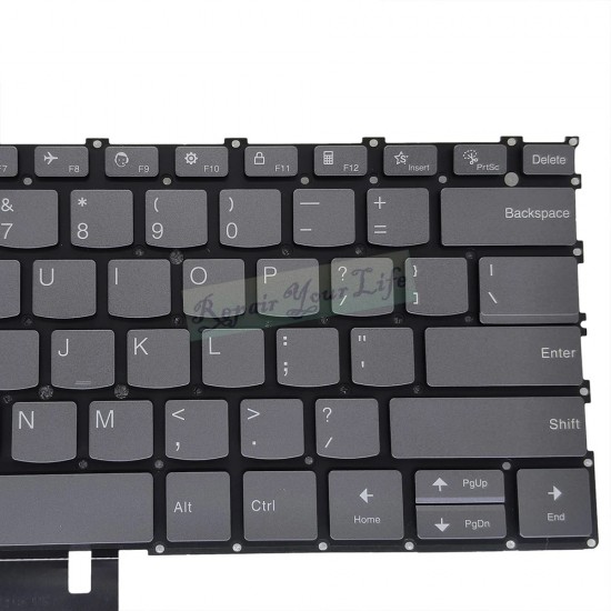 Tastatura Laptop, Lenovo, Slim 7 Carbon 13IAP7 Type 82V4, iluminata, Storm Grey, layout US