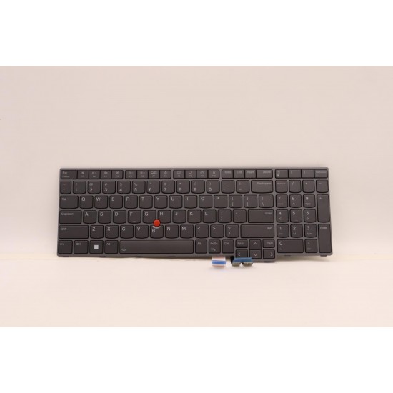 Tastatura Laptop, Lenovo, ThinkPad P16 Gen 1 Type 21D6, 21D7, iluminata, neagra, layout US