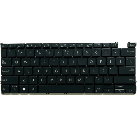 Tastatura Laptop, Asus, ZenBook S 13 UM5302, UM5302TA, UM5302LA, iluminata, neagra, layout US