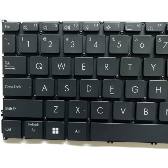 Tastatura Laptop, Asus, ZenBook S 13 UM5302, UM5302TA, UM5302LA, iluminata, neagra, layout US