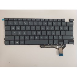 Tastatura Laptop, Asus, ZenBook S 13 UM5302, UM5302TA, UM5302LA, iluminata, Petroleum Blue, layout US