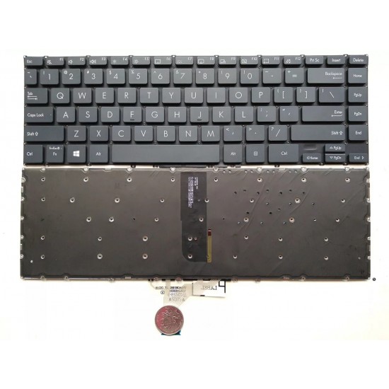 Tastatura Laptop, Asus, ZenBook Flip 13 UX363, UX363E, UX363J, UX363JA, UX363EA, iluminata, layout US Tastaturi noi