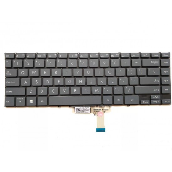 Tastatura Laptop, Asus, ZenBook Flip 13 UX363, UX363E, UX363J, UX363JA, UX363EA, iluminata, layout US Tastaturi noi