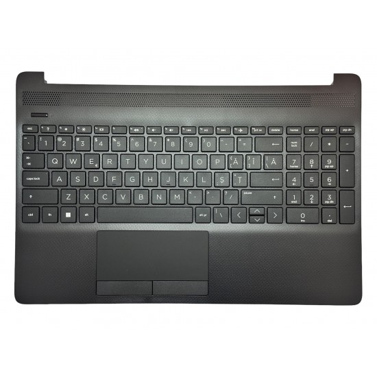 Carcasa superioara cu tastatura palmrest Laptop, HP, 250 G8, 255 G8, 256 G8, L94460-001, L97982-271, L94460-271, AP2H8000E00, neagra, layout US (RO)