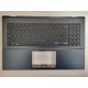 Carcasa superioara cu tastatura palmrest Laptop, Asus, ZenBook Pro 15 UX535QA, UX535QE, 90NB0V92-R30UI1, 13NB0U62AM0101, 13NB0RW1P01111-1, 33UJ7TAJN40, UX535QE-2G, iluminata, layot US