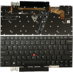Tastatura Laptop, Lenovo, Thinkpad X1 Carbon 10th Gen Type 21CB, 21CC, 5M11C53273, 5M11C53345, SN20Z77386, iluminata, layout US
