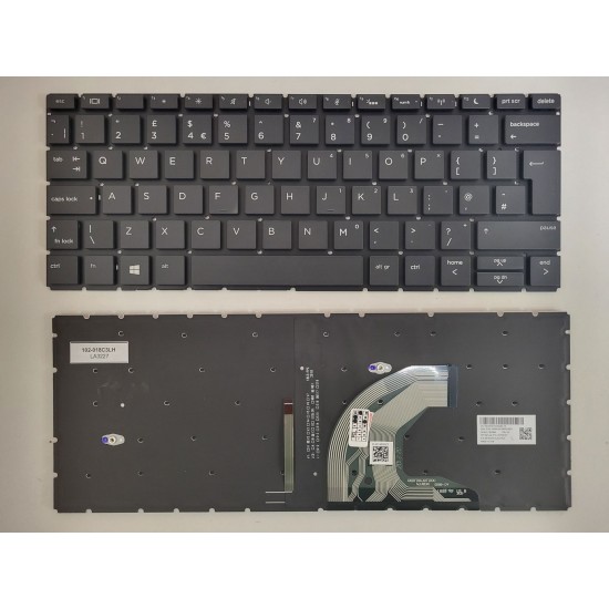 Tastatura Laptop, HP, Zhan 66 Pro 13 G2, HSN-Q14C, HSN-Q23C, L44548-031, iluminata, layout UK