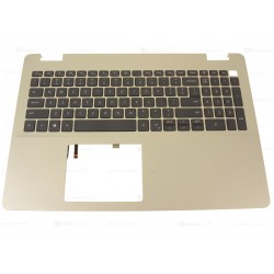 Carcasa superioara cu tastatura palmrest Laptop, Dell, Vostro 3500, 3501, (an 2021), 06NKT0, 6NKT0, AP2X20002A1, FA2X2000GA0-1, iluminata, argintie, port USB-C, layout US