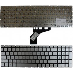Tastatura Laptop, HP, Pavilion 15-DU, 15-DQ, argintie, layout US