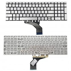 Tastatura Laptop, HP, Pavilion 17-CD, TPN-C142, iluminata, argintie, layout US