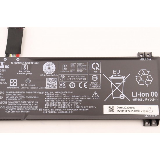 Baterie Laptop, Lenovo, Legion SB11F24153, 5B11N47511, 5B11N47436, 5B11F24161, 5B11N47420, 5B11N47460, 5B11N47509, 5B11F24147, 5B11F24148, 5B11F24152, L21M4PC3, L21C4PC1, L21B4PC0, 15.44V, 5182mAh, 80Wh