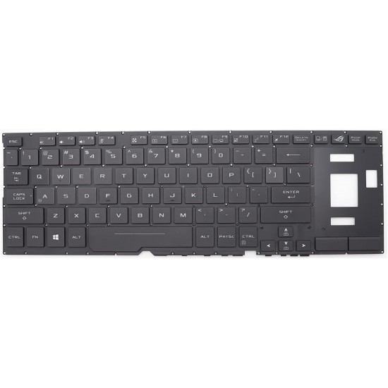 Tastatura Laptop Gaming, Asus, Rog Zephyrus GX501V, GX501VI, GX501VIK, GX501VS, GX501VSK, GX501GI, V161162AS1, 0KNB0-6613US00, iluminata RGB, layout US