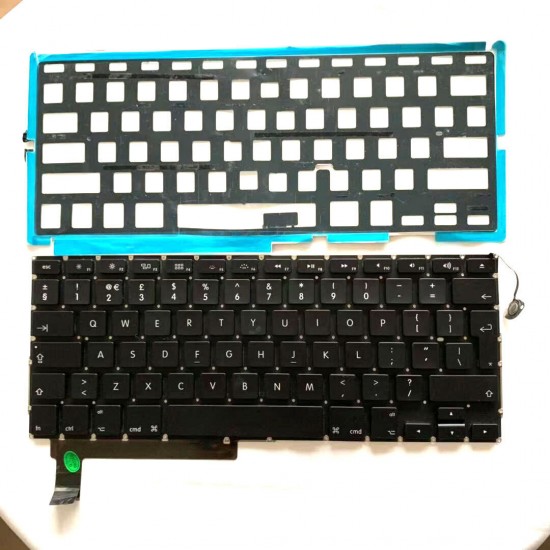 Tastatura Laptop, Apple, Macbook A1286, AN 2019-2012, iluminata, layout UK