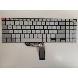 Tastatura Laptop, Asus, VivoBook Pro 16X M7600, M7600QA, M7600QC, M7600QE, M7600RE, gri, layout US