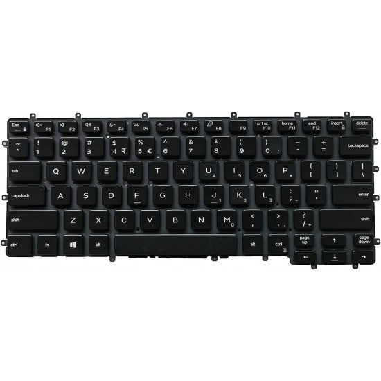 Tastatura Laptop 2in1, Dell, Latitude 00GMRW, 0GMRW, 096PDM, 96PDM, DLM18G1, iluminata, layout US