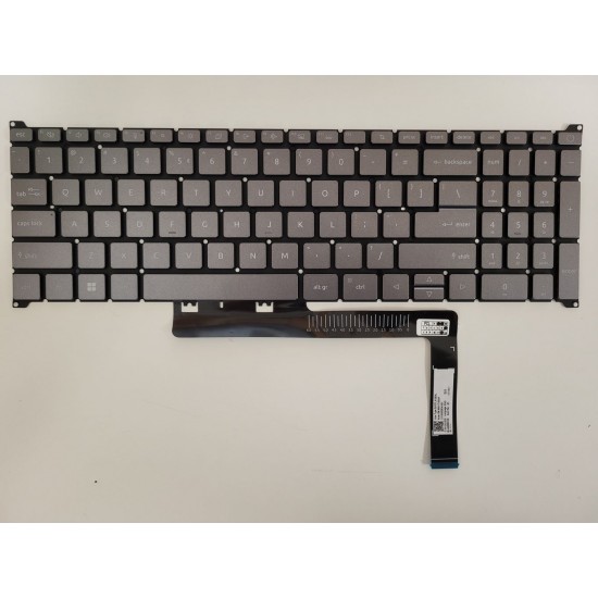 Tastatura Laptop, Acer, Aspire 5 A517-53, A517-53G, iluminata, gri, layout US