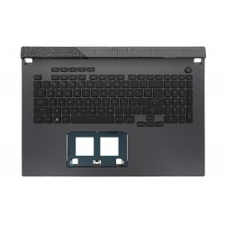 Carcasa superioara cu tastatura palmrest Laptop Gaming, Asus, ROG G17 G713RW, G713RS, G713RX, G713RM, G713RX-2F, 90NR08J4-R31US0, 13NR08J4P01011-3, 6070B2005222, iluminata RGB per tasta, layout US