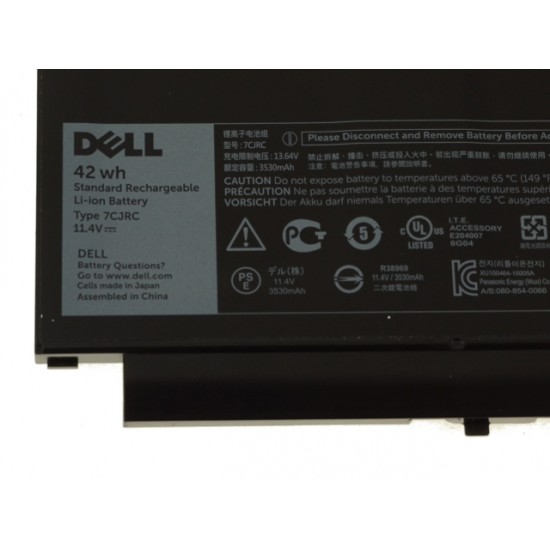 Baterie Laptop, Dell, Latitude E7270, E7470, 07CJRC, 7CJRC, KNM09, 0KNM09, V6VMN, 0V6VMN, 11,4V, 3500mAh, 42Wh