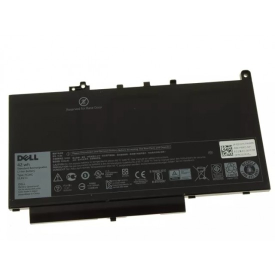 Baterie Laptop, Dell, Latitude E7270, E7470, 07CJRC, 7CJRC, KNM09, 0KNM09, V6VMN, 0V6VMN, 11,4V, 3500mAh, 42Wh