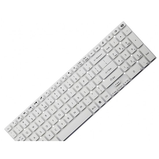 Tastatura Laptop, Acer, Extensa 2508, 2509, 2510, 2510G, 2519, 2530, alba, layout US