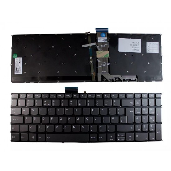 Tastatura Laptop, Lenovo, IdeaPad Slim 3 15AMN8 Type 82XQ, iluminata, layout UK