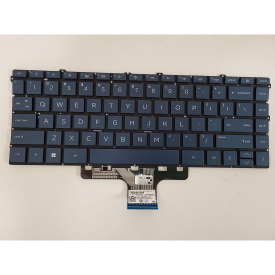 Tastatura Laptop, HP, Pavilion 13-BB, 13T-BB, 13Z-BE, iluminata, albastra, layout US