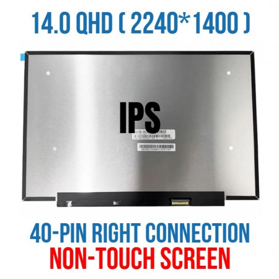 Display Laptop, HP, Envy 14-EB, M59210-N91, M140NWHE-R2, 14.0 inch, QHD 2240x1400, 2.2K, IPS, 40 pini